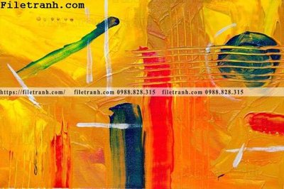 File ảnh tranh son dau mau truu tuong 117 (gốc) dùng in Pano