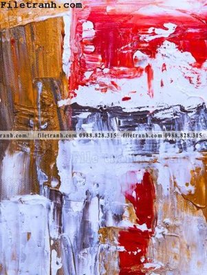 Tải file gốc tranh son dau mau truu tuong 124 (bản PSD) còn layer