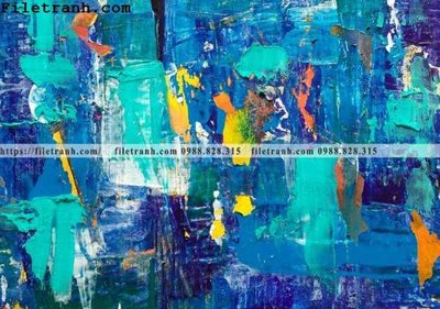 File tranh tranh son dau mau truu tuong 136 (gốc) chủ đề thành phố