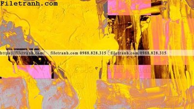 File gốc tranh son dau mau truu tuong 144 (chuẩn màu) cho in offset