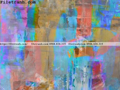 Tải file tranh son dau mau truu tuong 148 (gốc) chủ đề tôn giáo