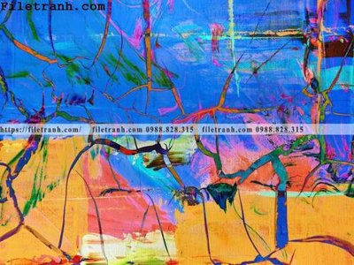 File gốc tranh son dau mau truu tuong 150 (in 3D) cho trang trí