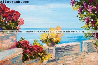 File PSD tranh son dau phong canh hien dai 116 (bản gốc) cho nhà in