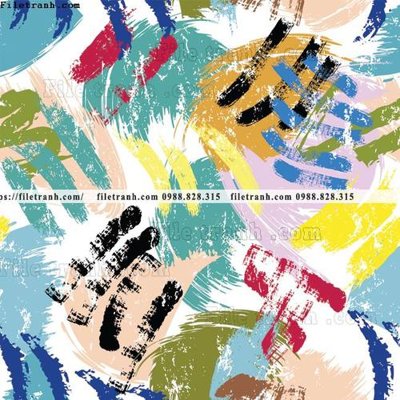 Tải file PSD tranh son dau sang tao truu tuong 156 (nguyên layer) để in