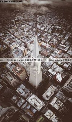 Tải file tranh thanh pho kieu dep 507 (ảnh gốc) in gạch men