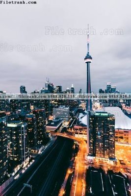 File gốc tranh thanh pho kieu dep 508 (cho in ấn) từ kho Filetranh