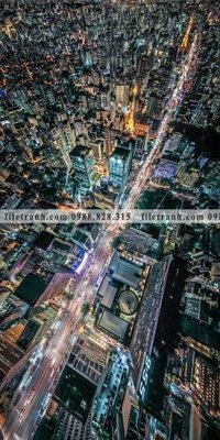 File gốc in tráng gương tranh thanh pho kieu dep 529 chi tiết