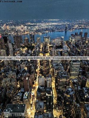 File tranh tranh thanh pho kieu dep 543 (ảnh gốc) in trần xuyên sáng