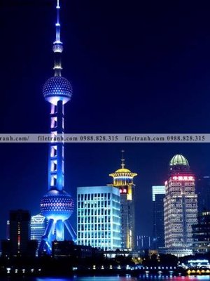 File gốc tranh thanh pho kieu dep 546 (PNG) nền trong suốt