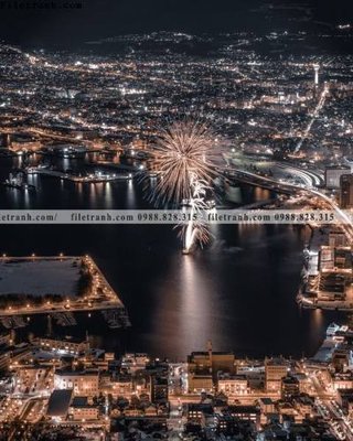 Download file tranh thanh pho kieu dep 547 (gốc) cho xưởng in