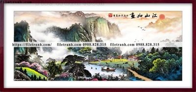 File PSD tranh thuy mac trung quoc 506 (gốc) cho designer