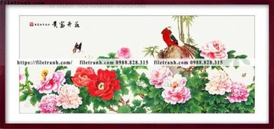 Tải file tranh thuy mac trung quoc 507 (gốc) in tranh tráng gương