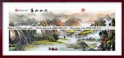 File tranh tranh thuy mac trung quoc 525 (ảnh gốc) cho in ấn kỹ thuật số