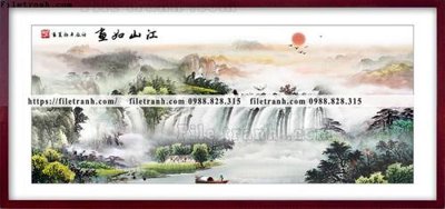 File PSD tranh thuy mac trung quoc 547 (gốc) tách lớp chi tiết