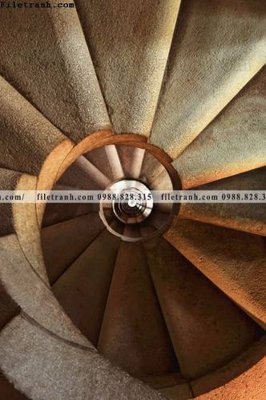 Hình ảnh file gốc in trần nhà tranh toa nha thang dung 540