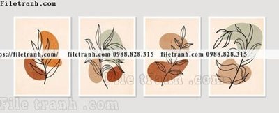 Tải file PSD tranh toi gian bo 3 minimalis 132 (nguyên layer) để in