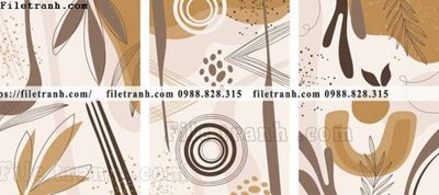 File gốc tranh toi gian bo 3 minimalis 158 (cho in 3D) độc đáo