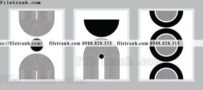 Mua file gốc tranh toi gian bo 3 minimalis 177 (in ấn) tại Filetranh.com
