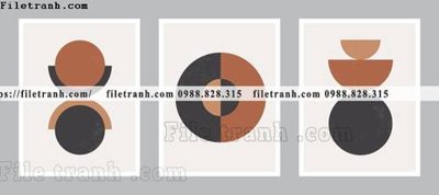 File PSD tranh toi gian bo 3 minimalis 178 (bản gốc) đã tách nền