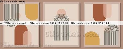 File gốc tranh toi gian bo 3 minimalis 202 (bản quyền) cho in ấn