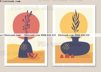 File tranh gốc PSD tranh toi gian bo 3 minimalis 213 còn nguyên layer