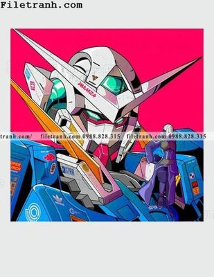 File in mica tranh tre em game 110 (bản gốc) làm vách ngăn