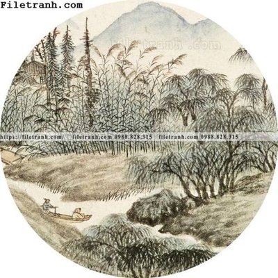 File tranh in mica tranh tron kieu Trung Quoc moi 199 (độ phân giải cao)