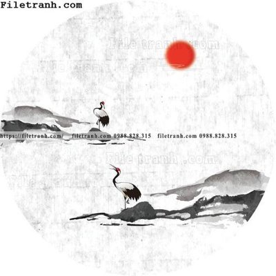 File tranh tranh tron kieu Trung Quoc moi 359 (bản gốc) treo phòng ăn