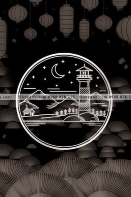 File gốc tranh trung quoc mau do 519 (chủ đề hiện đại) trang trí