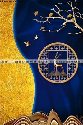 File gốc tranh trung quoc mau do 536 (in mica) cắt laser