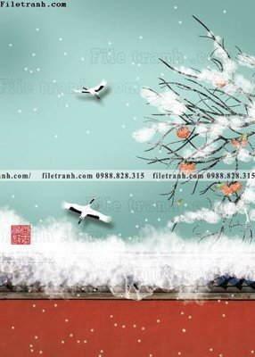 File gốc tranh trung quoc mau do 598 (in tráng gương) nghệ thuật