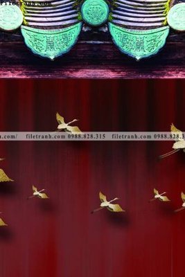 File tranh tranh trung quoc mau do 600 (gốc) phong cách tối giản