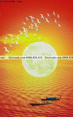 Tải file tranh trung quoc mau do 628 (gốc) in tranh tráng gương