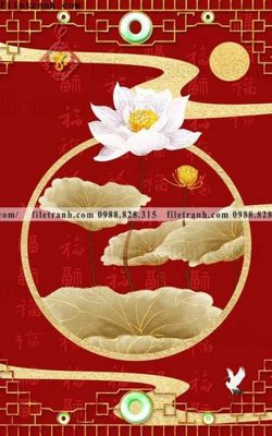 File tranh gốc tranh trung quoc mau do 637 (bản quyền) file PSD