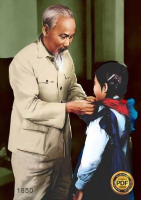 File gốc BAC HO DEO KHAN QUANG DO (in lụa) trang trí tường