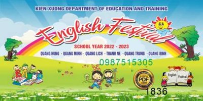 File gốc ENGLISH FESTIVAL (cho in ấn) độc quyền