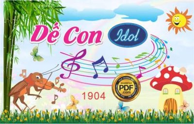 Tải file de con idol (ảnh gốc) in tráng gương