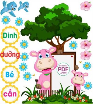 Ảnh gốc dinh duong be can (độ nét cao) in tráng gương
