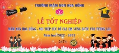 Tải file le tot nghiep mam non hoa hong (gốc) in ấn ngay lập tức