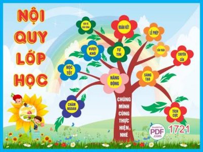 Mua file gốc noi quy lop hoc 5 (PSD) tại Filetranh.com