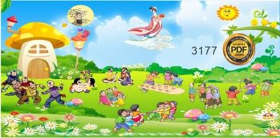 File tranh tro choi dan gian truong mam non (ảnh gốc) độ nét vượt trội