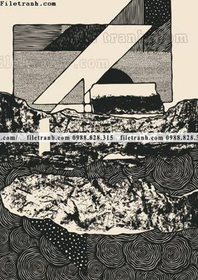 File tranh tranh truu tuong Graffiti 1500 (ảnh gốc) in trần xuyên sáng