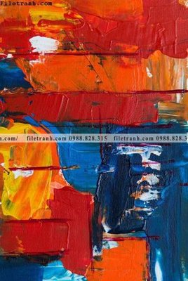 File in trần tranh truu tuong art mau nuoc 553 (bản gốc) đại dương