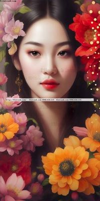 Tải file gốc tranh truu tuong co gai phu nu hien dai 529 (bản PSD) đầy đủ layer