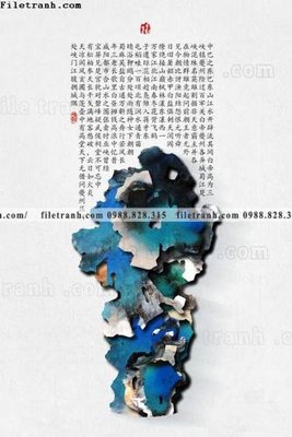 File tranh gốc in trần nhà tranh truu tuong dep in canvas 220 3D