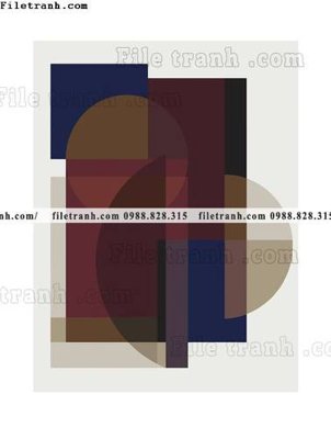 File in trần tranh truu tuong don gian canvas 611 (file gốc) hoa văn 3D