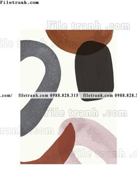 File gốc tranh truu tuong don gian canvas 612 (in mica) trang trí