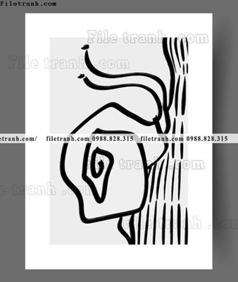 File tranh tranh truu tuong don gian phong cach bac au 1546 (gốc) chủ đề thiên nhiên