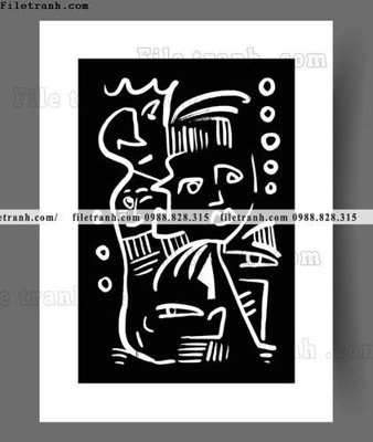 File tranh tranh truu tuong don gian phong cach bac au 1560 (gốc) chủ đề thiên nhiên