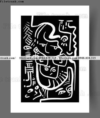 File gốc tranh truu tuong don gian phong cach bac au 1582 (trang trí) phòng ngủ